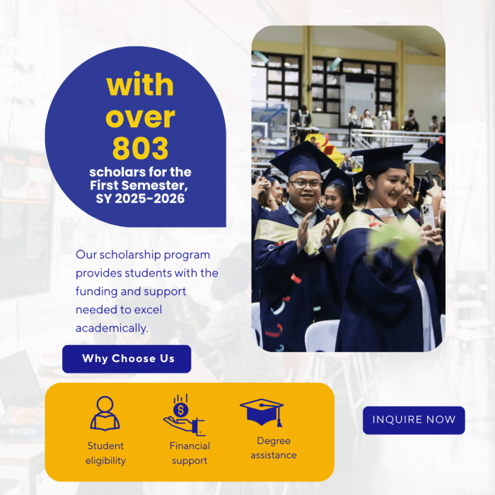 Blue and Yellow Modern Scholarship Program Instagram Post (2)